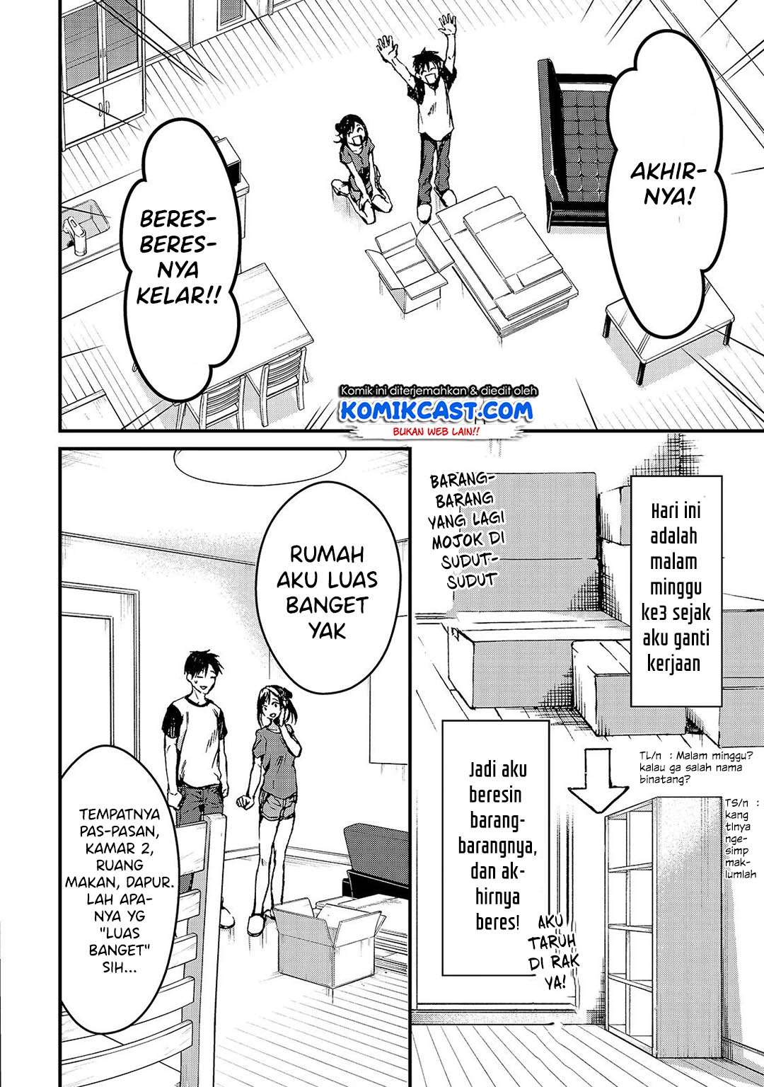 It’s Fun Having a 300,000 yen a Month Job Welcoming Home an Onee-san Who Doesn’t Find Meaning in a Job That Pays Her 500,000 yen a Month Chapter 6 Gambar 4