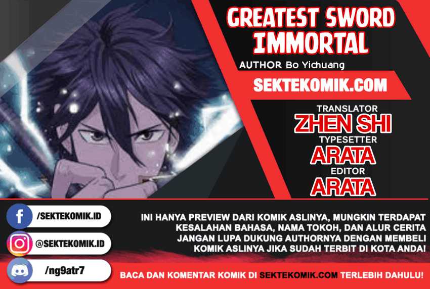 Baca Komik Greatest Sword Immortal Chapter 115 Gambar 1