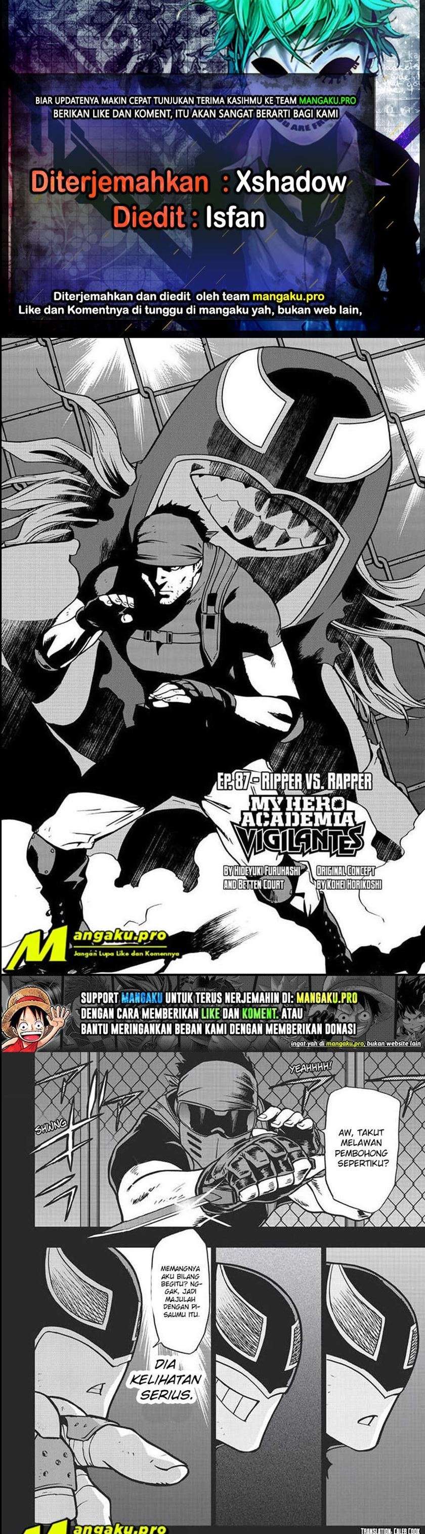 Baca Komik Vigilante: Boku no Hero Academia Illegal Chapter 87 Gambar 1