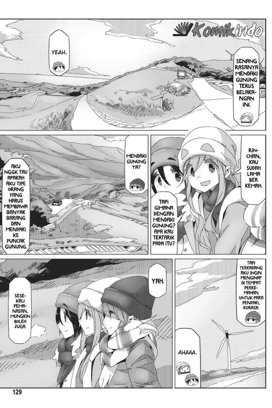 Yuru-Camp Chapter 45 Gambar 24