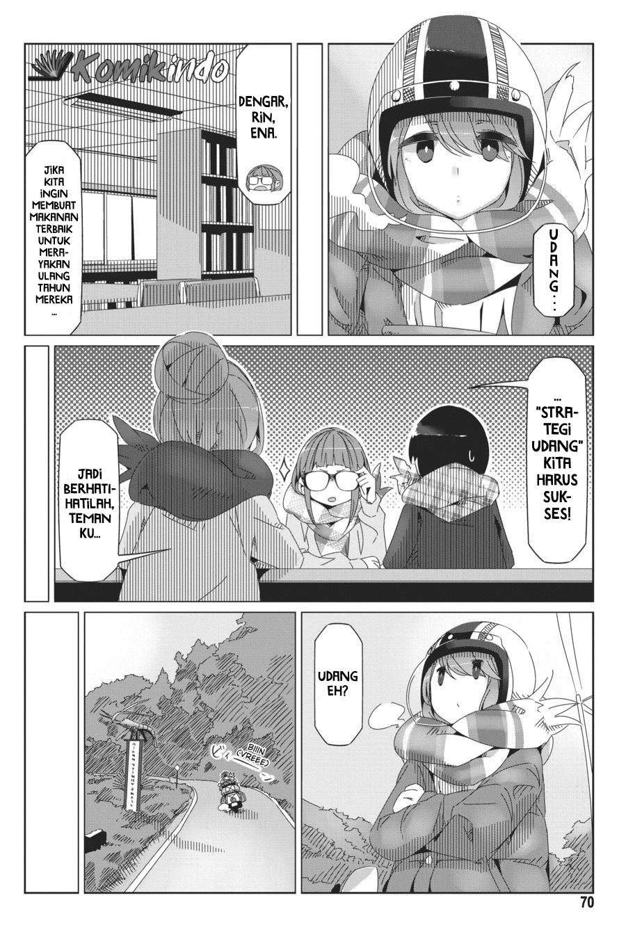 Yuru-Camp Chapter 43 Gambar 17