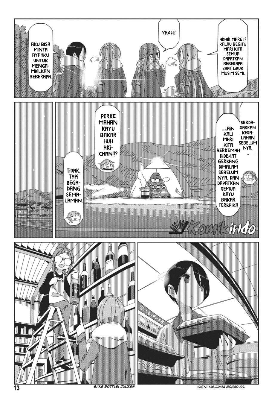 Yuru-Camp Chapter 41 Gambar 15