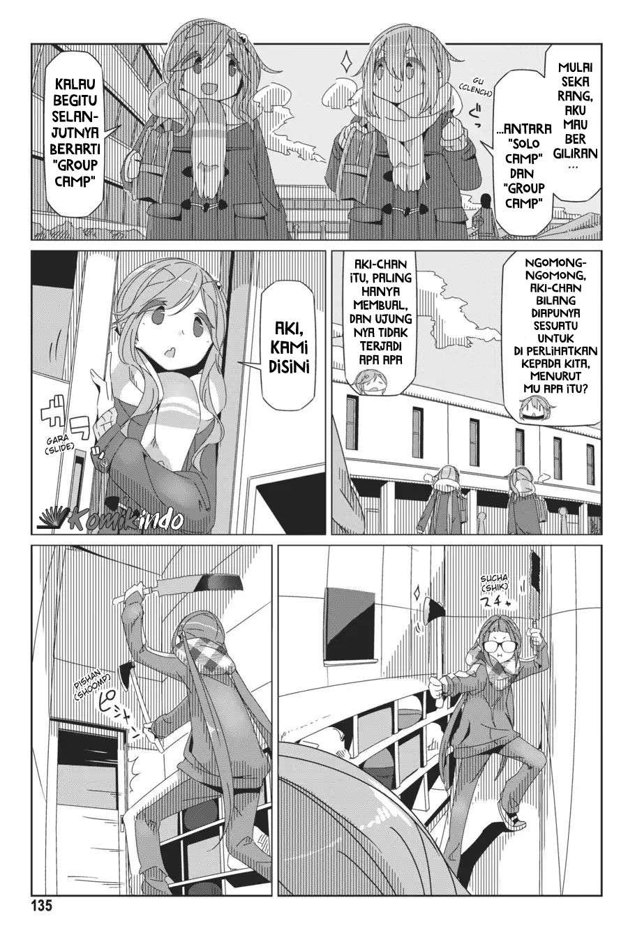 Yuru-Camp Chapter 40 Gambar 4