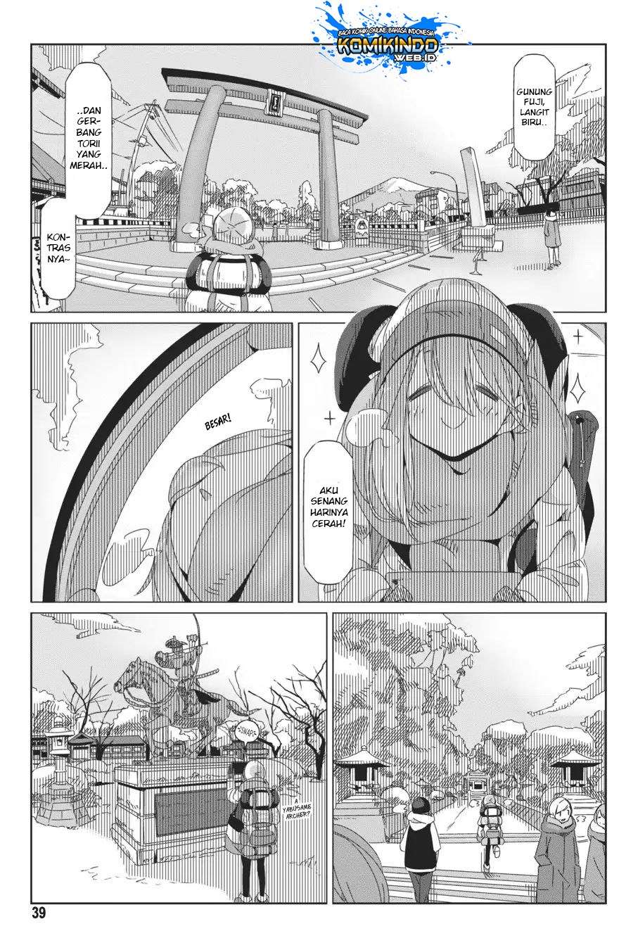 Yuru-Camp Chapter 36 Gambar 12