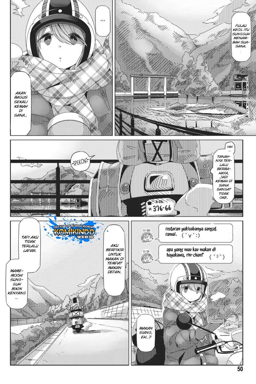 Yuru-Camp Chapter 36 Gambar 24