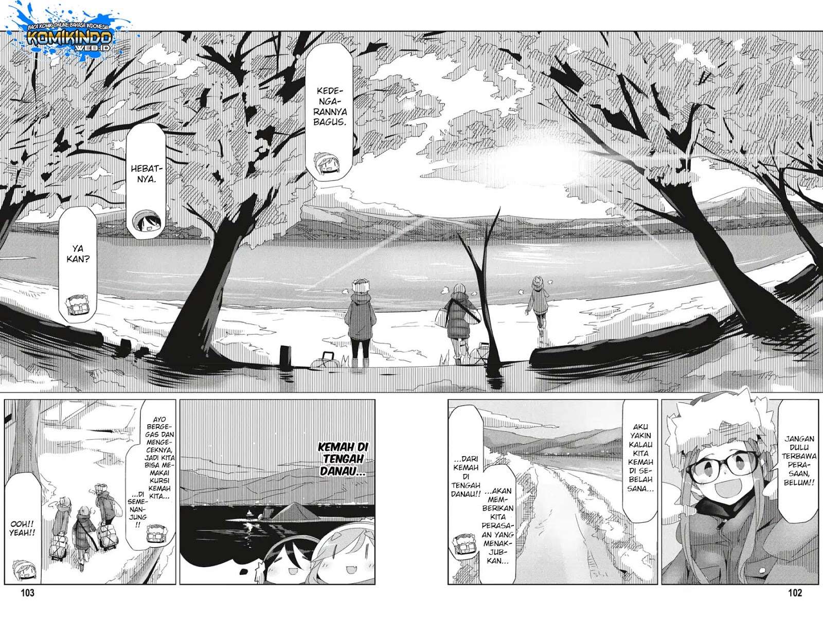 Yuru-Camp Chapter 32 Gambar 24