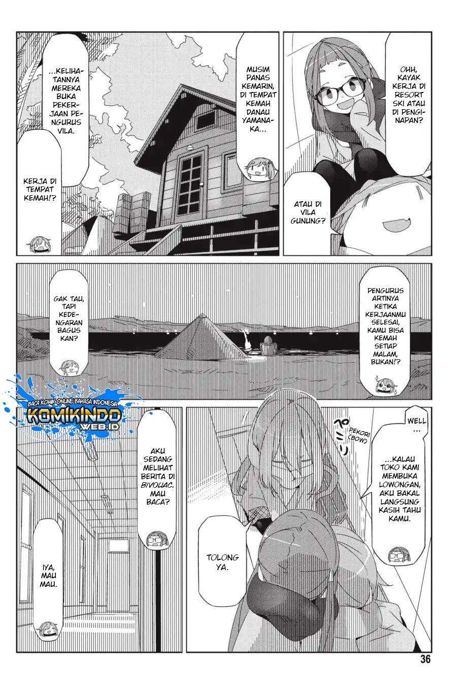 Yuru-Camp Chapter 30 Gambar 9