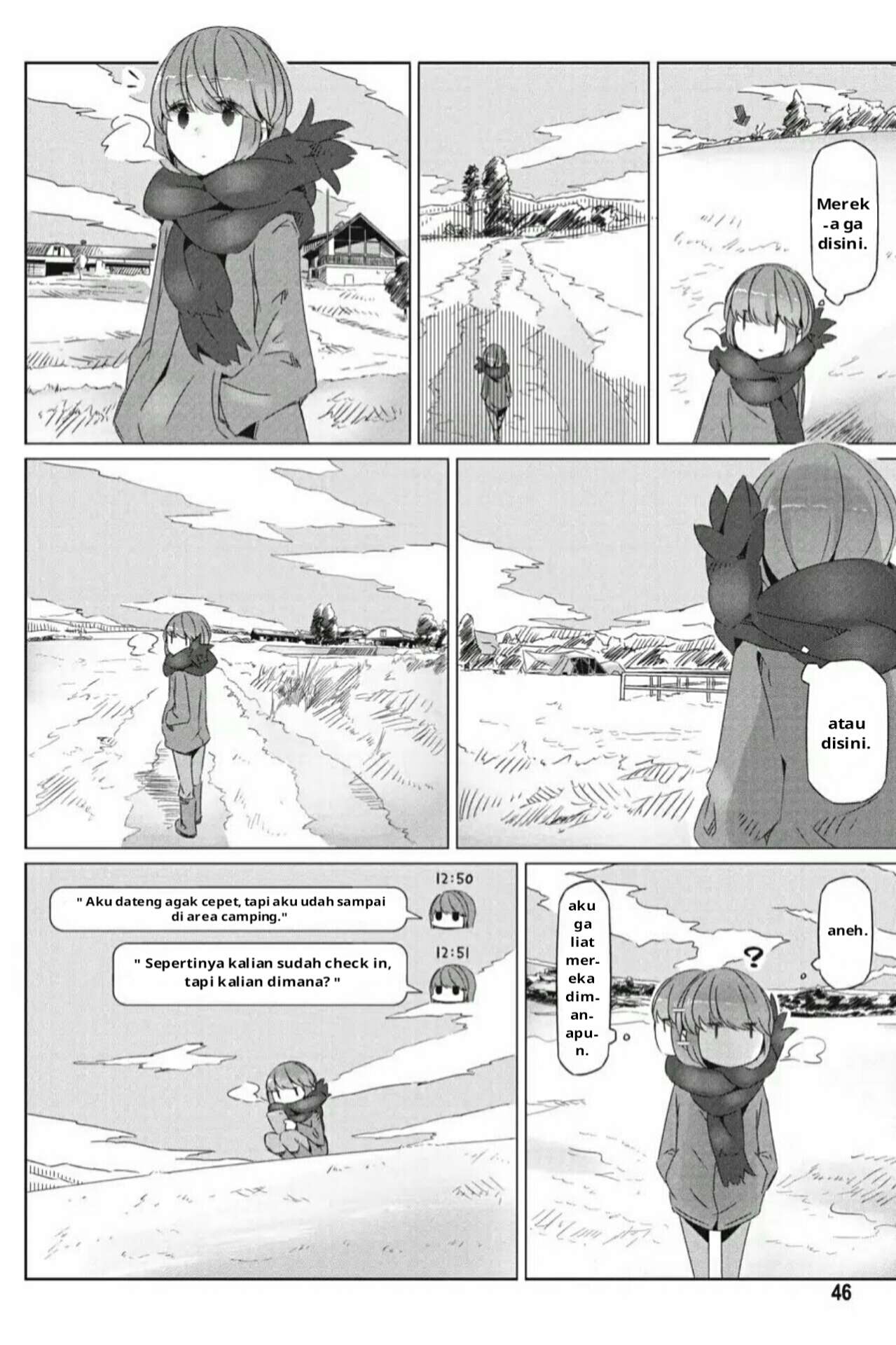 Yuru-Camp Chapter 20 Gambar 13