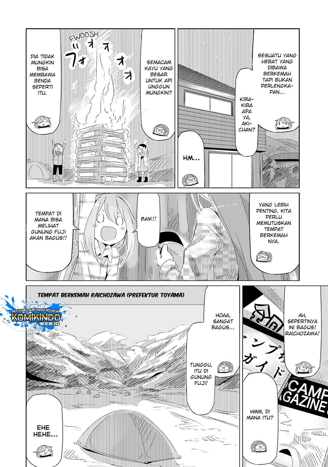Yuru-Camp Chapter 17 Gambar 28