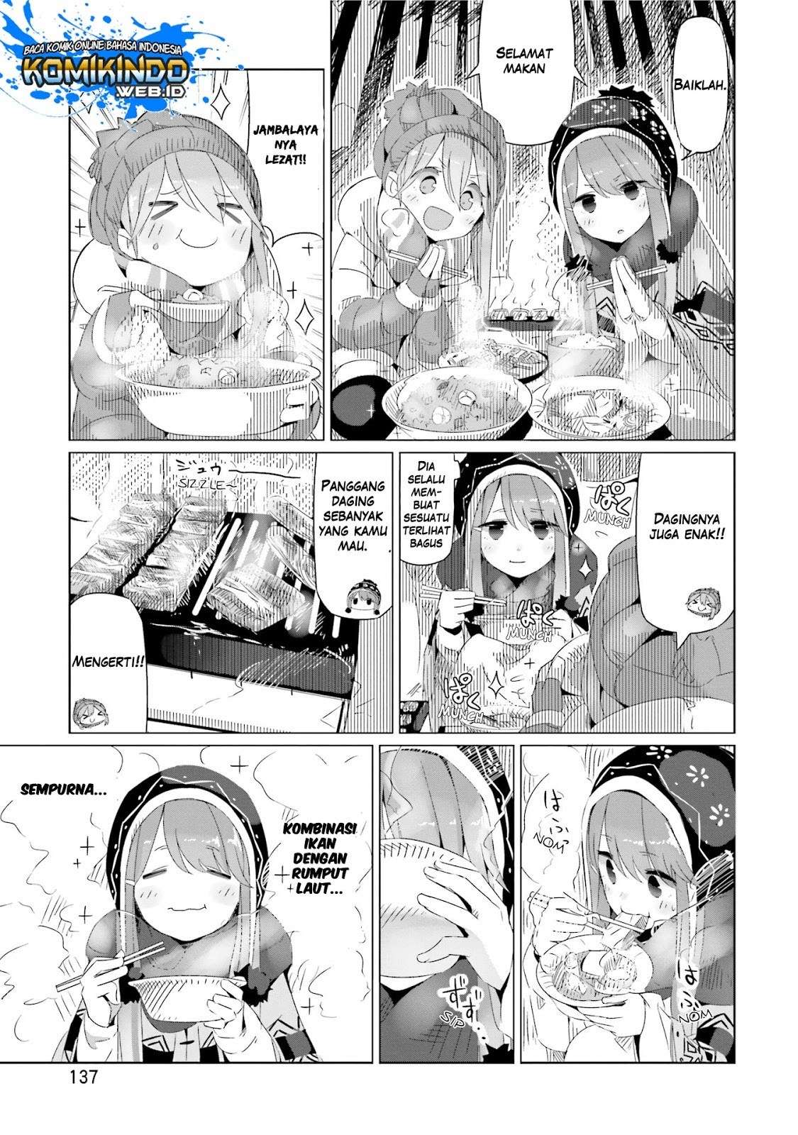 Yuru-Camp Chapter 12 Gambar 13