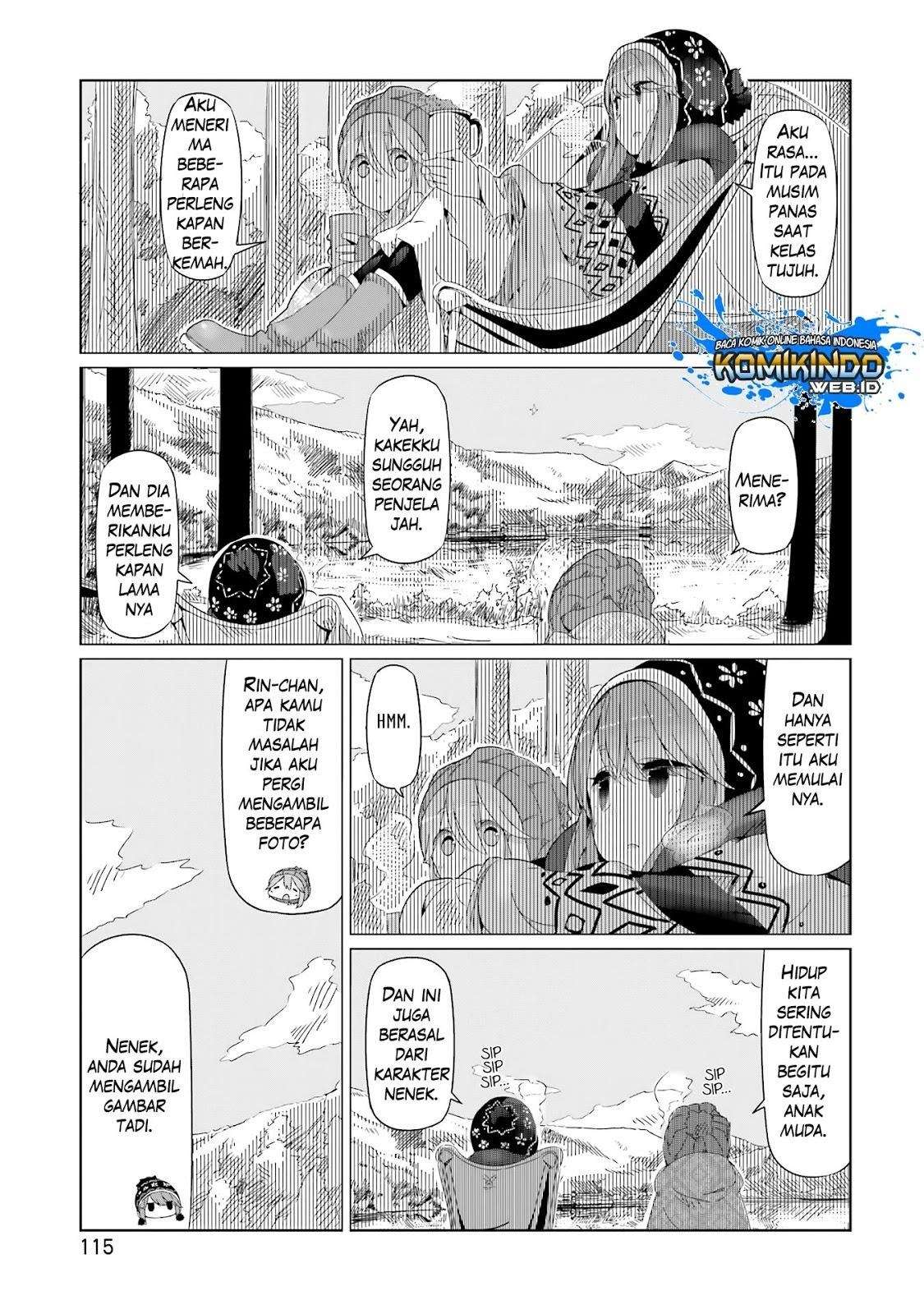 Yuru-Camp Chapter 11 Gambar 13