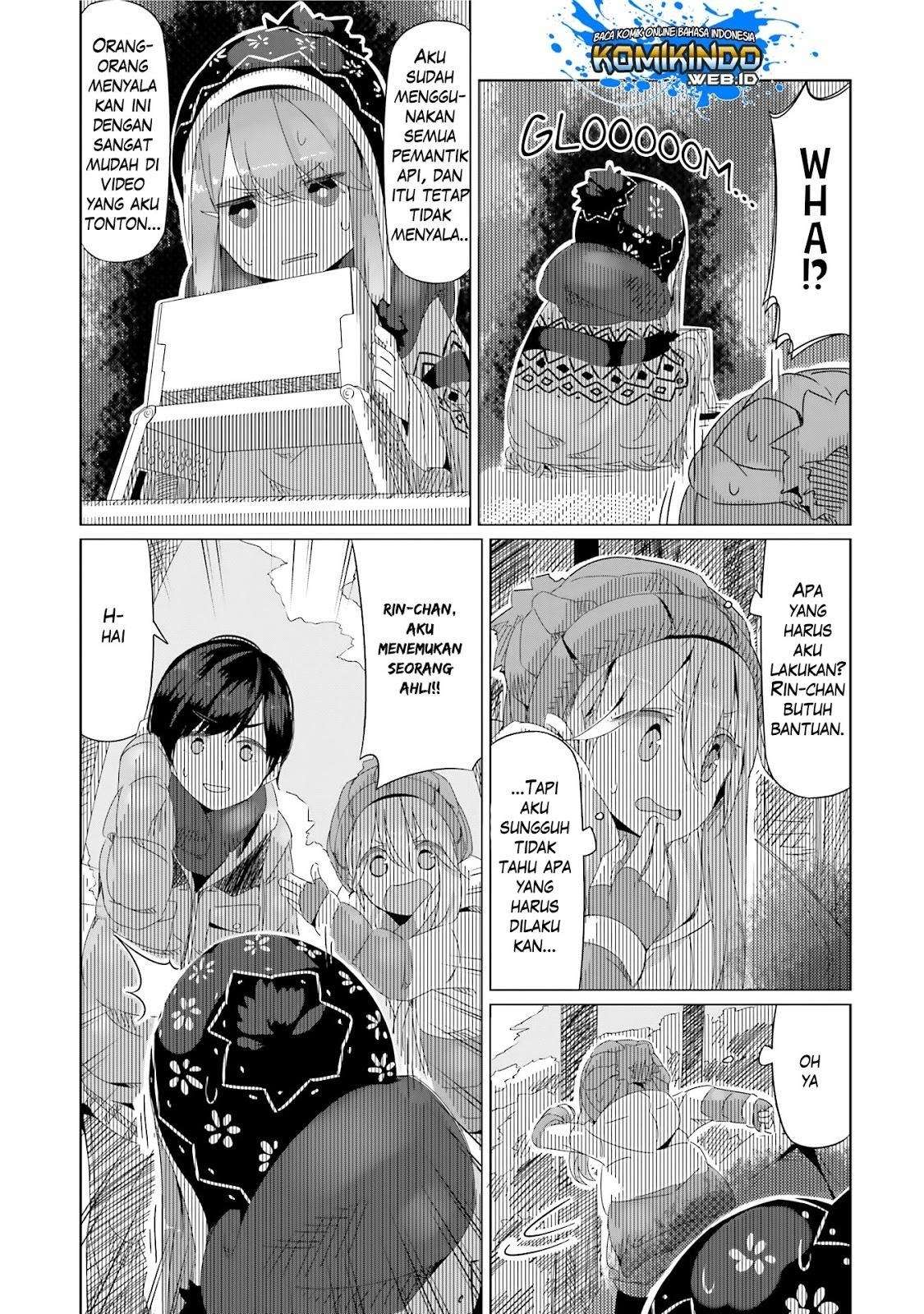 Yuru-Camp Chapter 11 Gambar 19