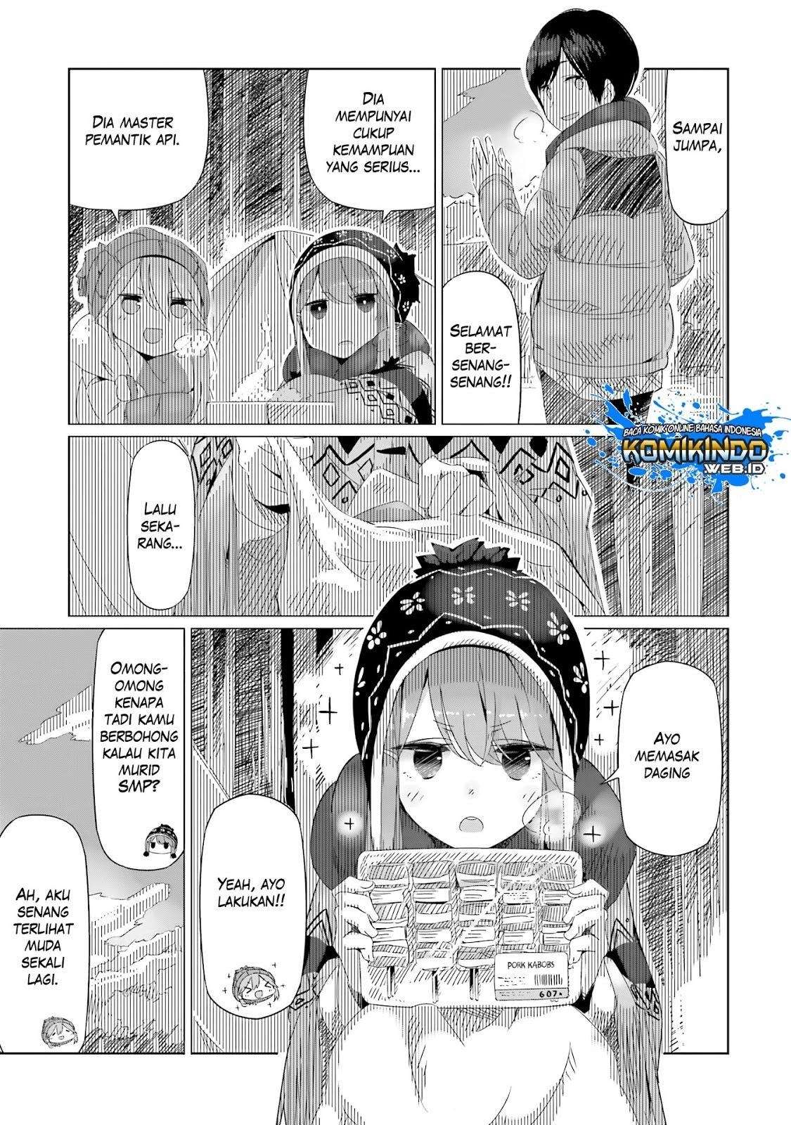 Yuru-Camp Chapter 11 Gambar 23