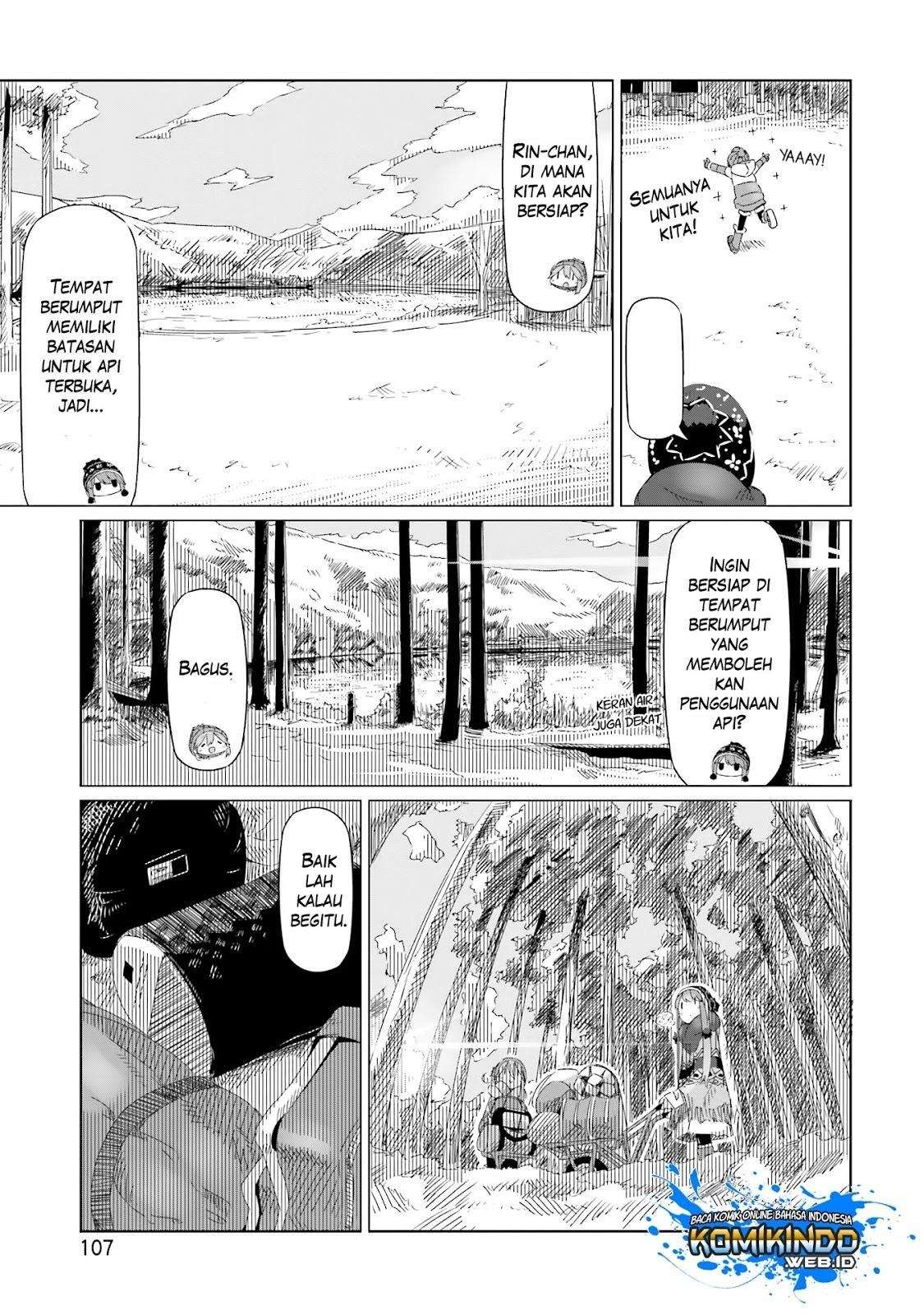 Yuru-Camp Chapter 11 Gambar 6