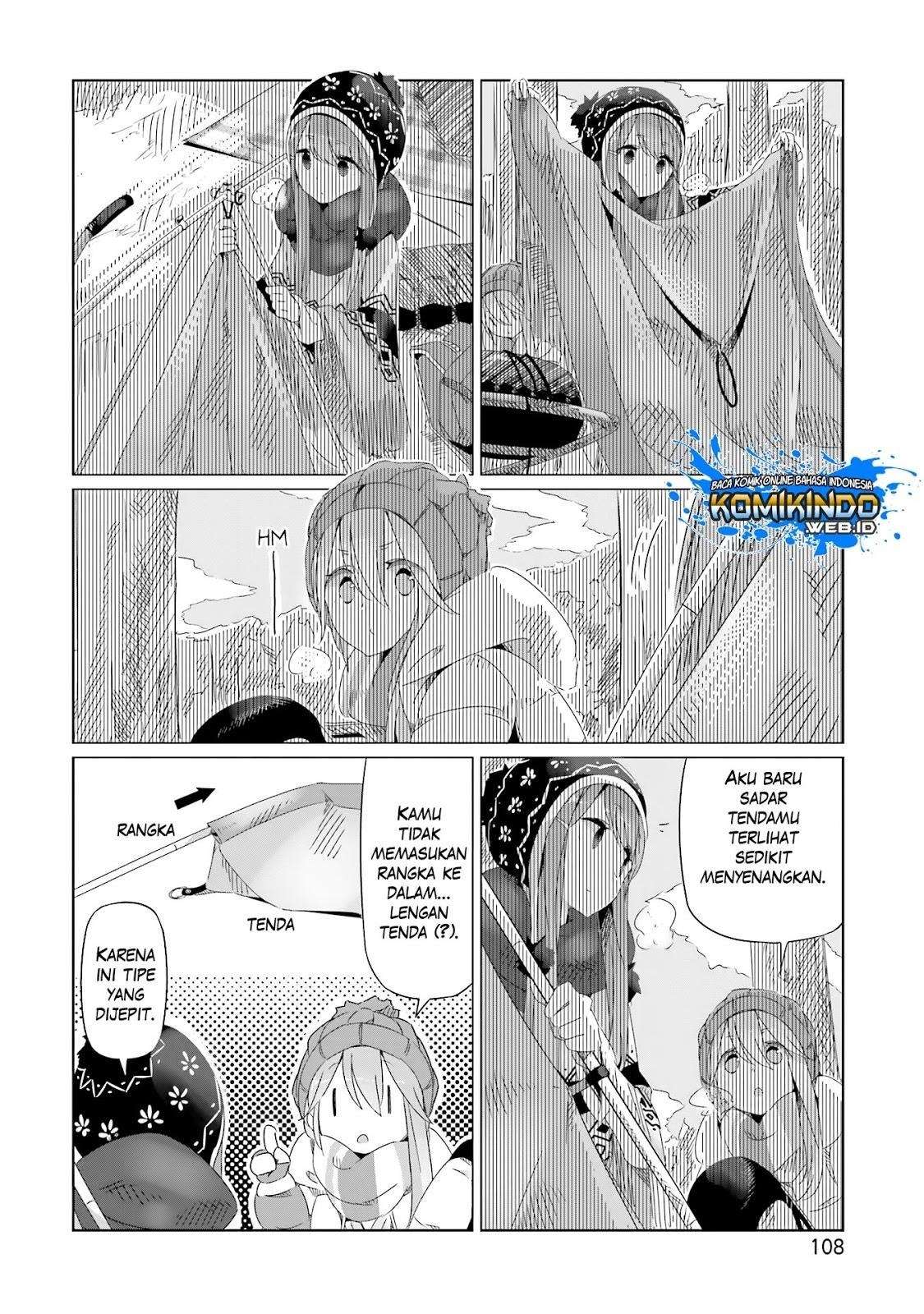 Yuru-Camp Chapter 11 Gambar 7