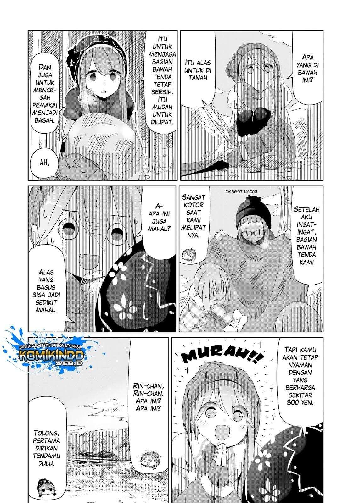 Yuru-Camp Chapter 11 Gambar 9