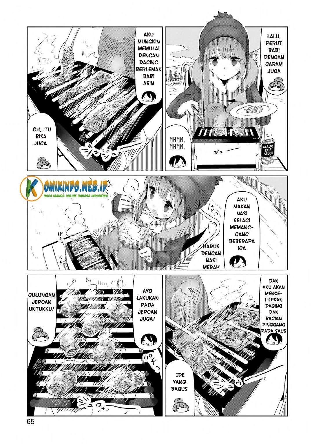 Yuru-Camp Chapter 9 Gambar 14