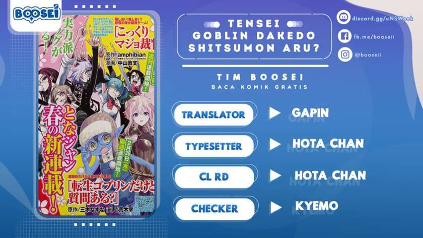 Baca Komik Tensei Goblin da kedo Shitsumon aru? Chapter 19 Gambar 1