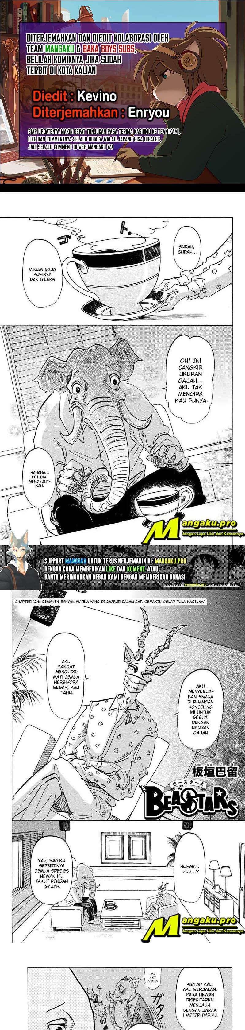 Baca Komik Beastars Chapter 124 Gambar 1