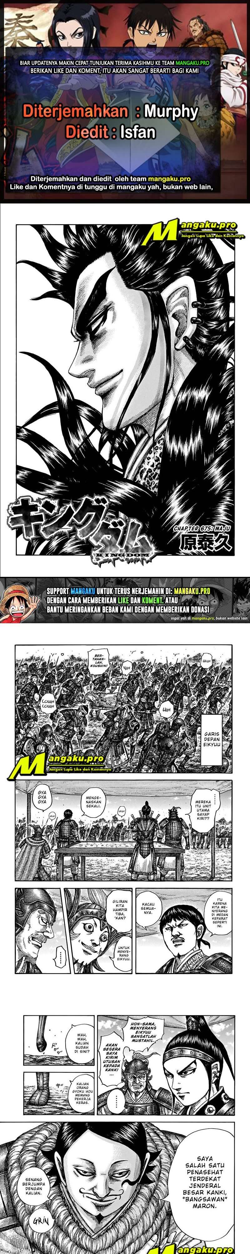 Baca Komik Kingdom Chapter 675 Gambar 1