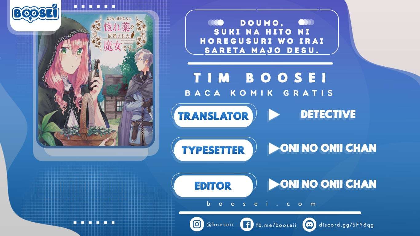 Baca Komik Doumo, Suki na Hito ni Horegusuri wo Irai sareta Majo desu. Chapter 1 Gambar 1