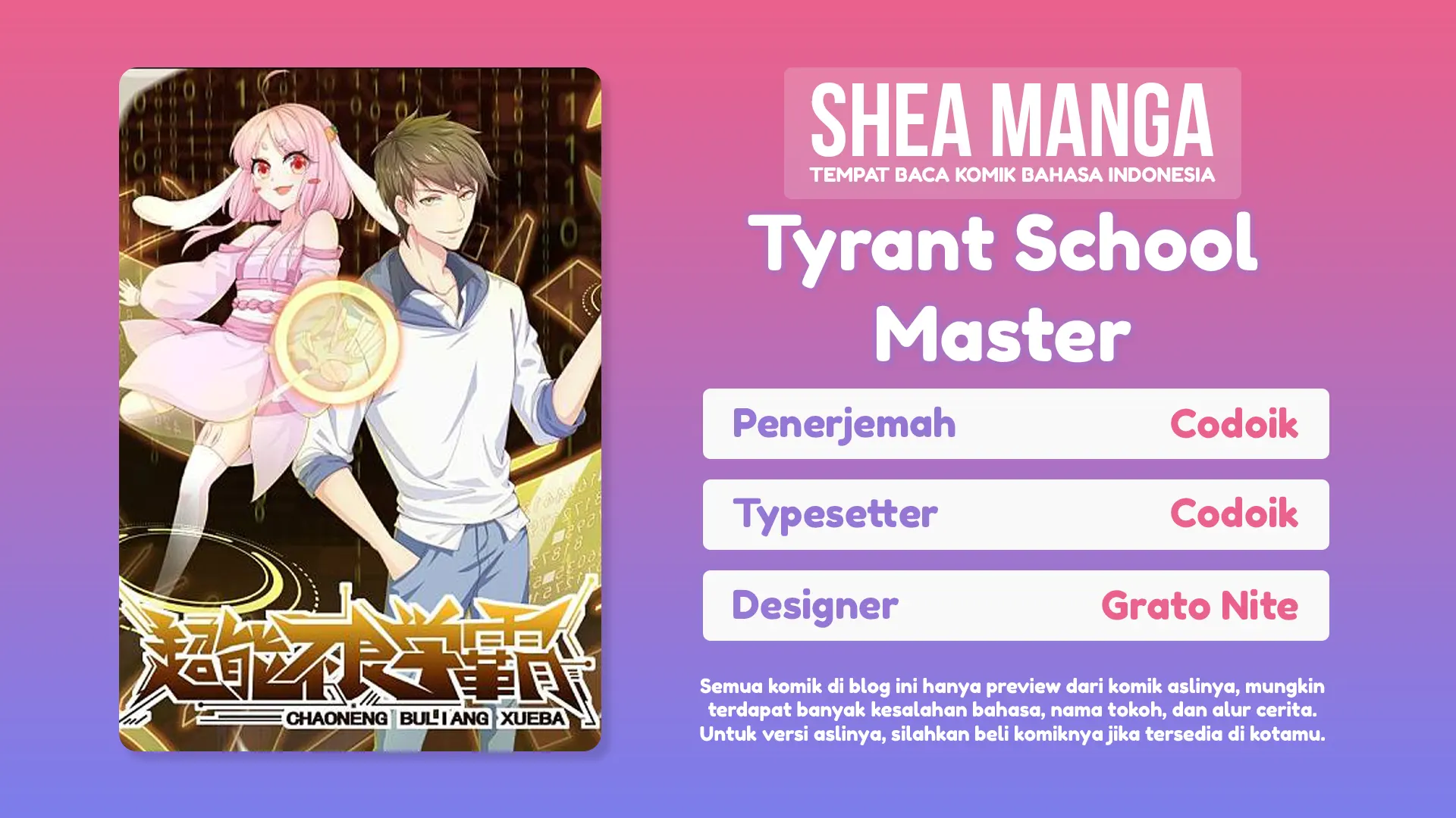 Baca Komik Tyrant School Master Chapter 2 Gambar 1