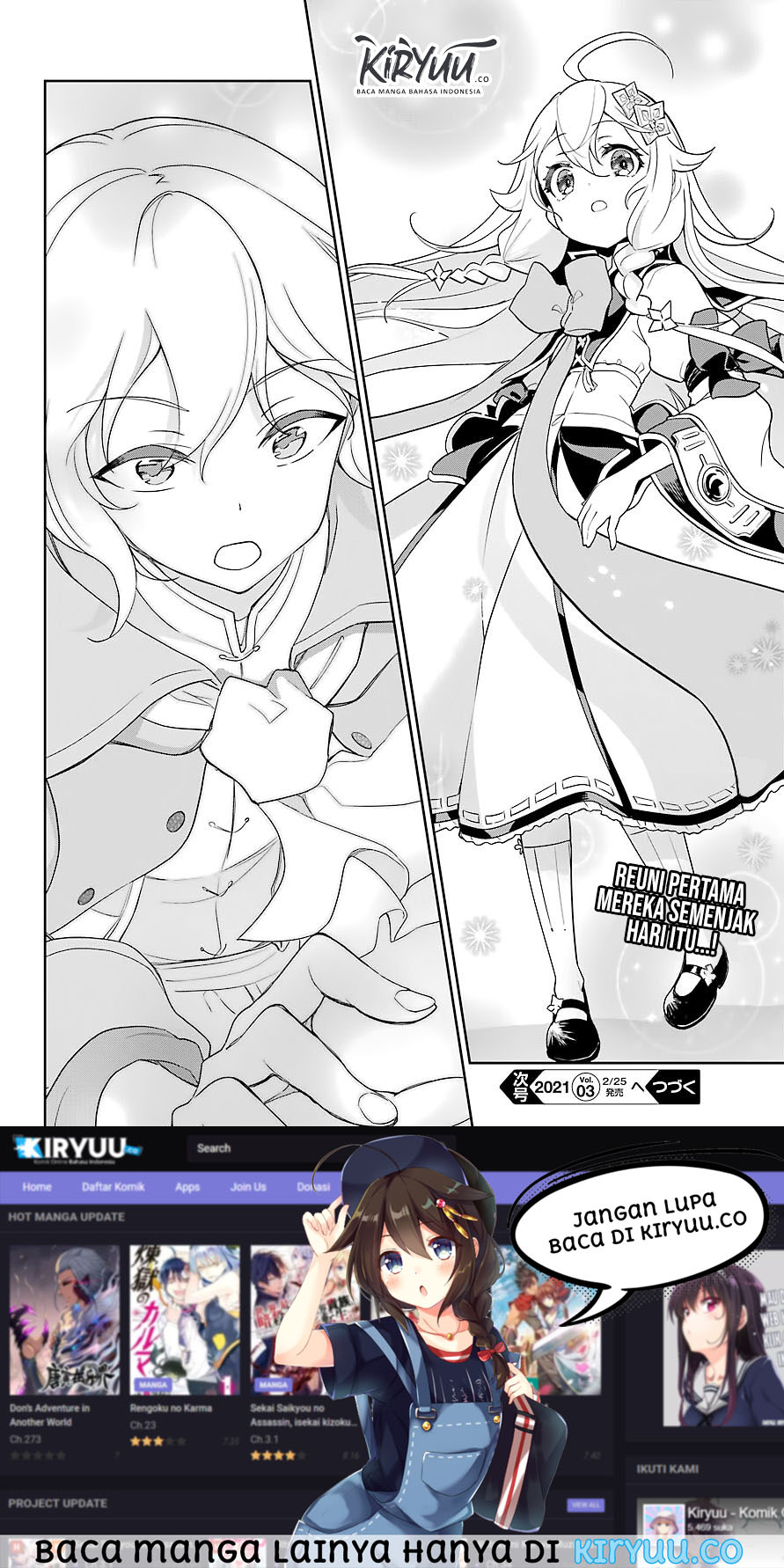 Chichi wa Eiyuu, Haha wa Seirei, Musume no Watashi wa Tenseisha Chapter 28 Gambar 23