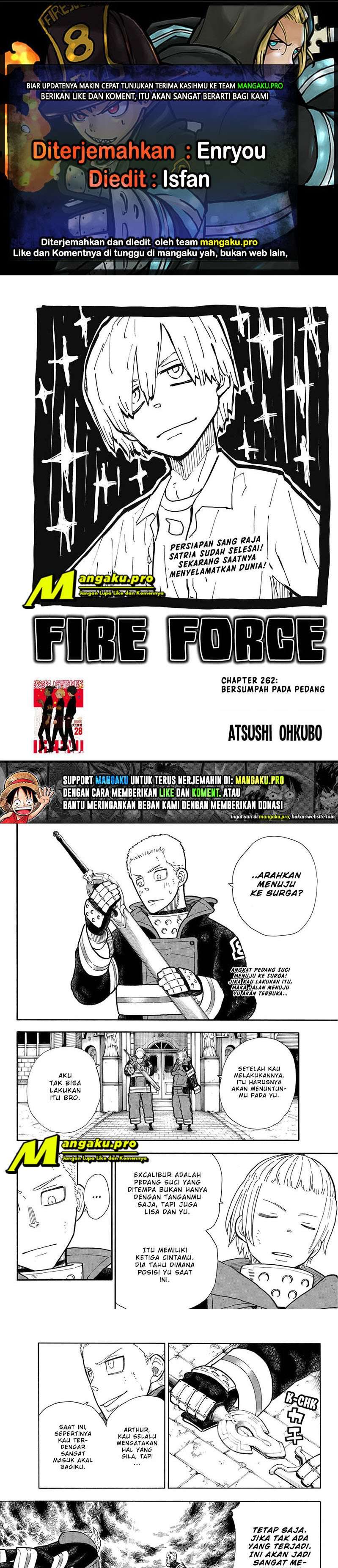 Baca Komik Fire Brigade of Flames Chapter 262 Gambar 1