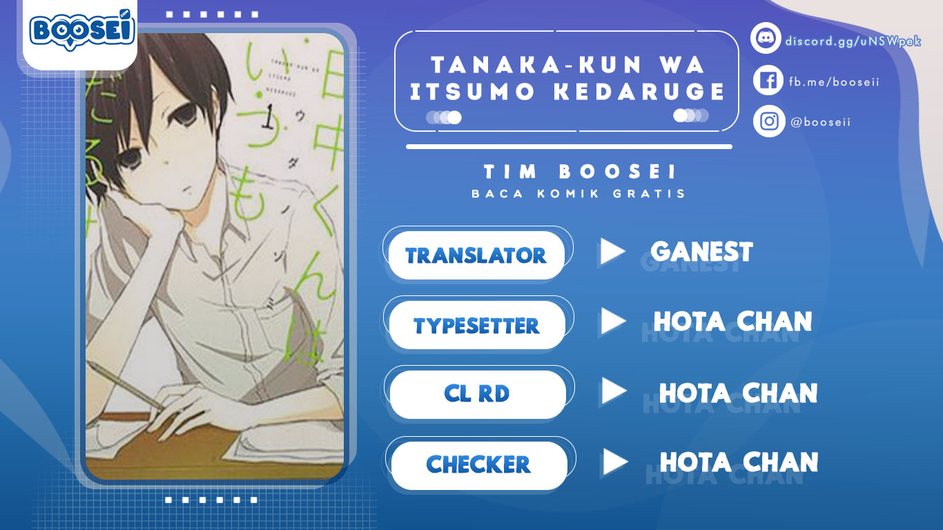 Baca Komik Tanaka-kun wa Itsumo Kedaruge Chapter 18 Gambar 1