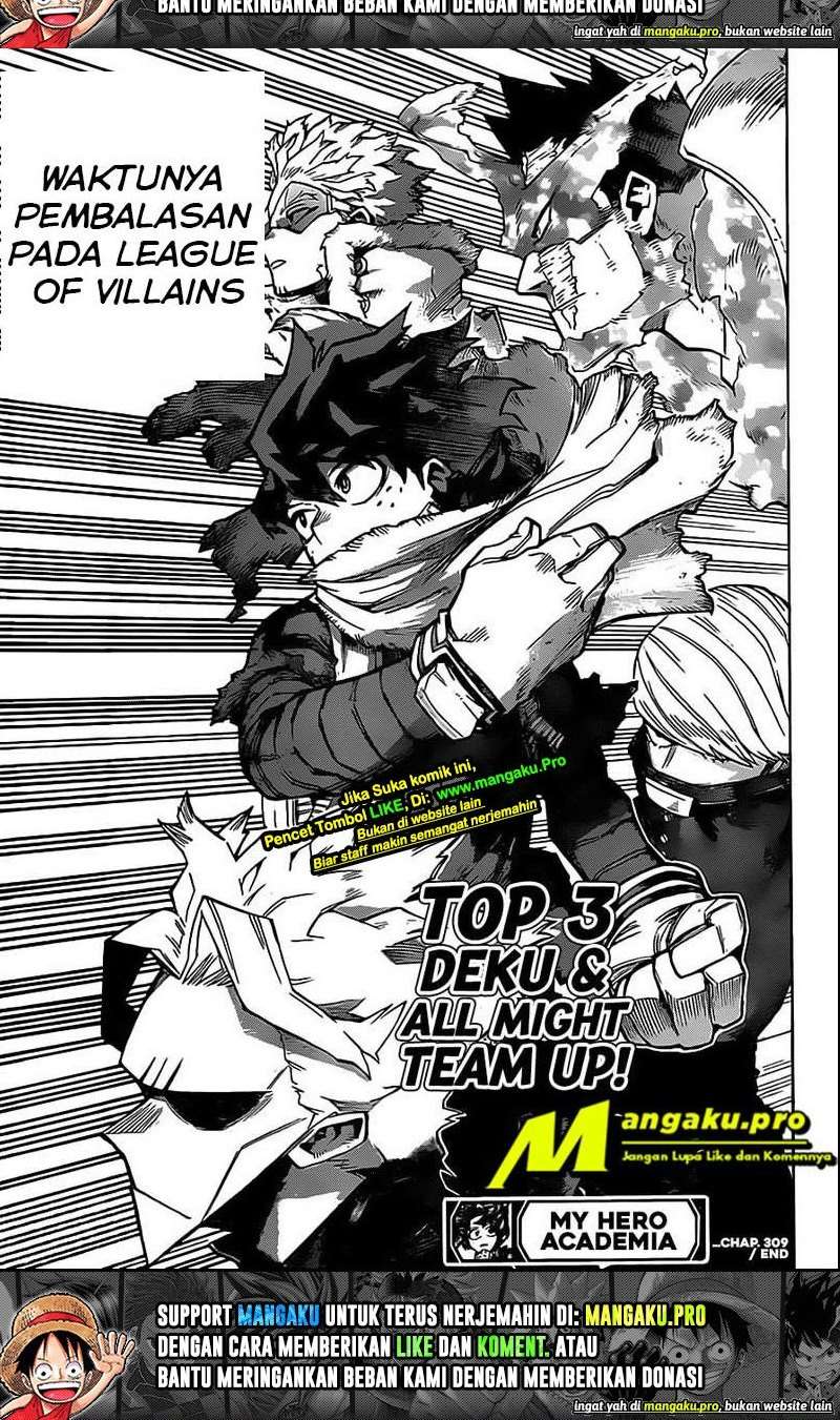 Boku no Hero Academia Chapter 309 Gambar 5