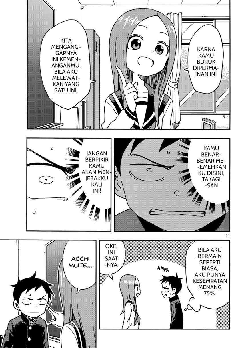 Karakai Jouzu no Takagi-san Chapter 80 Gambar 10