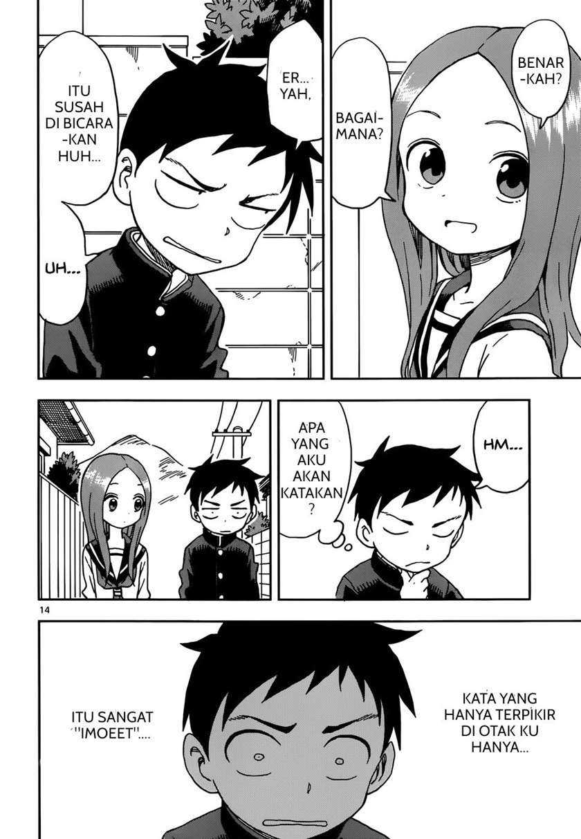 Karakai Jouzu no Takagi-san Chapter 79 Gambar 14