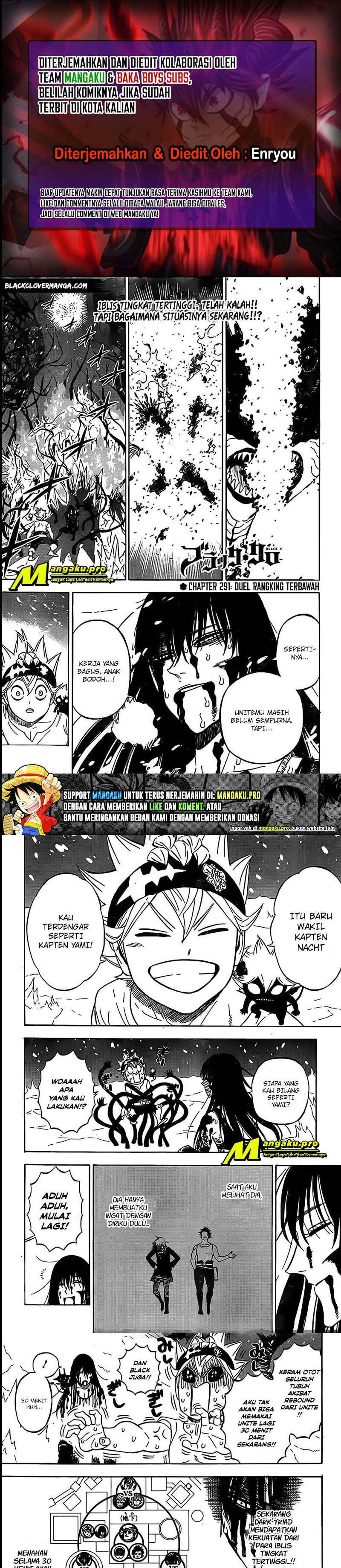 Baca Komik Black Clover Chapter 291 Gambar 1