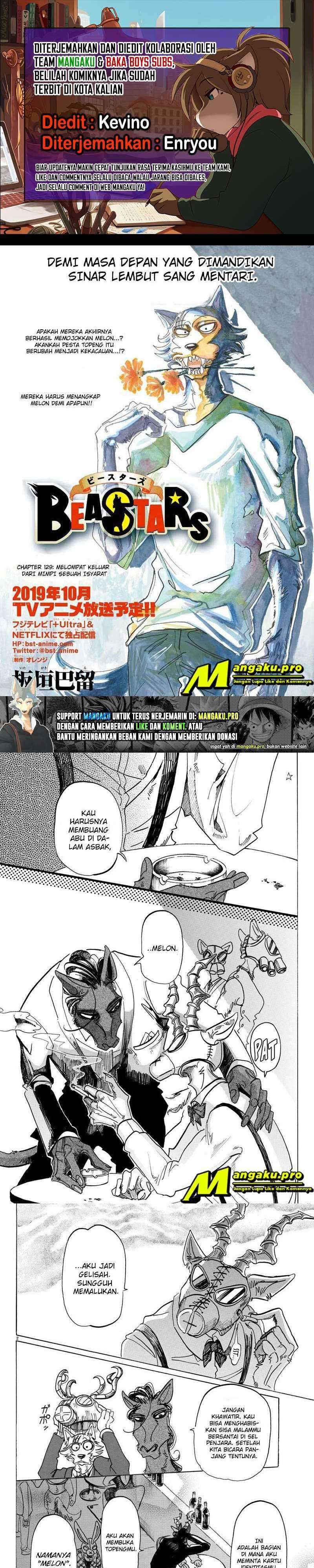 Baca Komik Beastars Chapter 129 Gambar 1