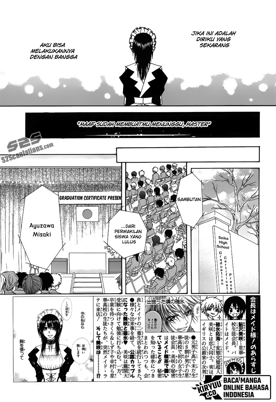 Kaichou wa Maid-sama! Chapter 85 END Gambar 5