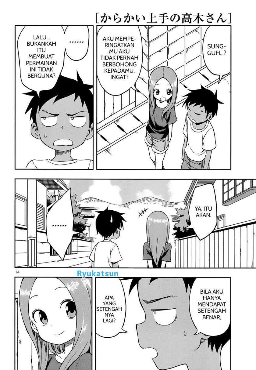 Karakai Jouzu no Takagi-san Chapter 92 Gambar 15