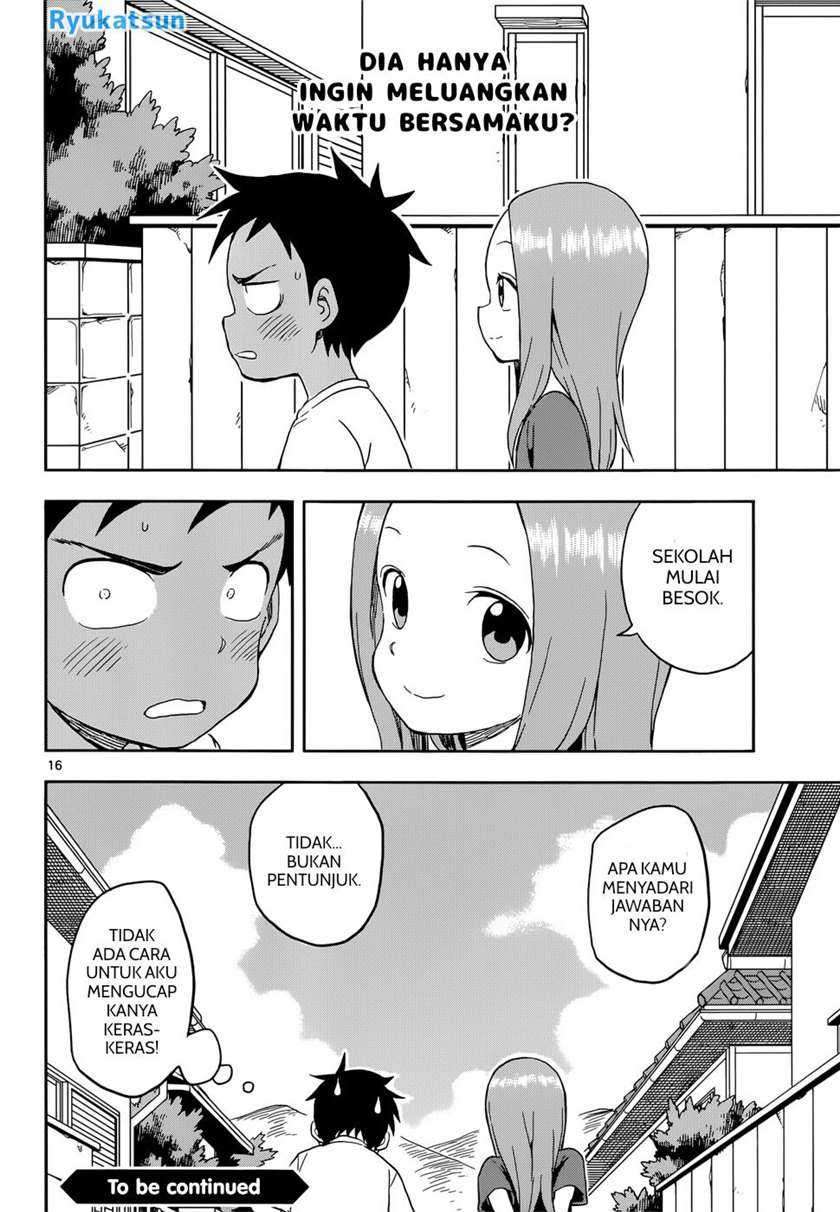 Karakai Jouzu no Takagi-san Chapter 92 Gambar 17