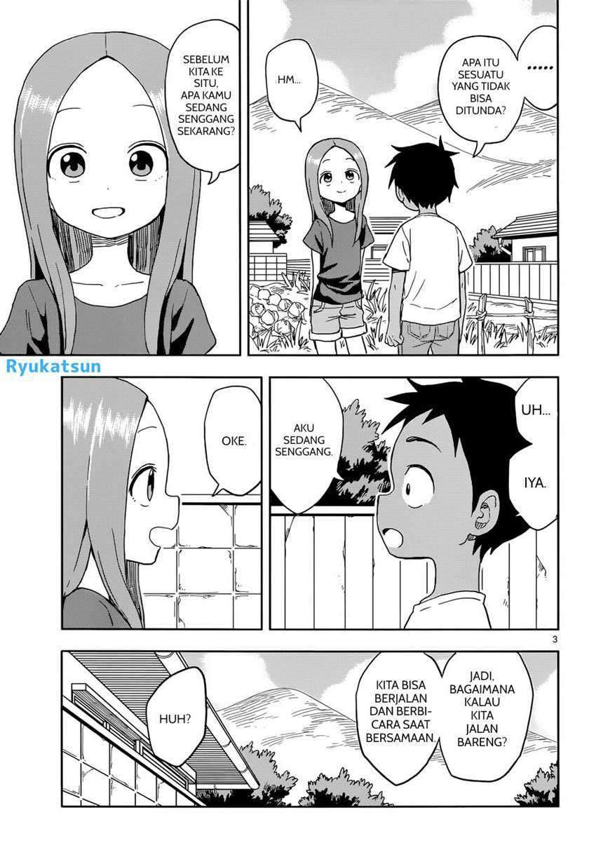 Karakai Jouzu no Takagi-san Chapter 92 Gambar 4