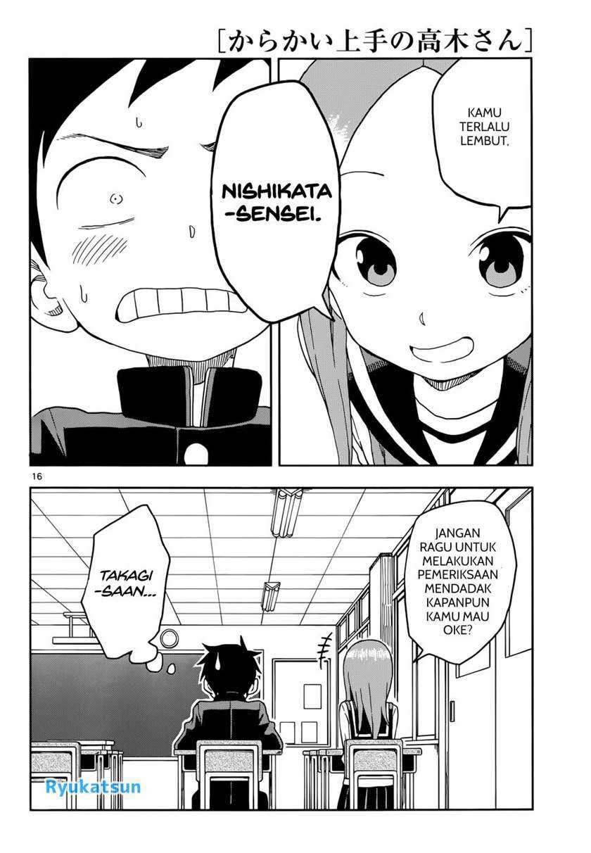 Karakai Jouzu no Takagi-san Chapter 91 Gambar 17