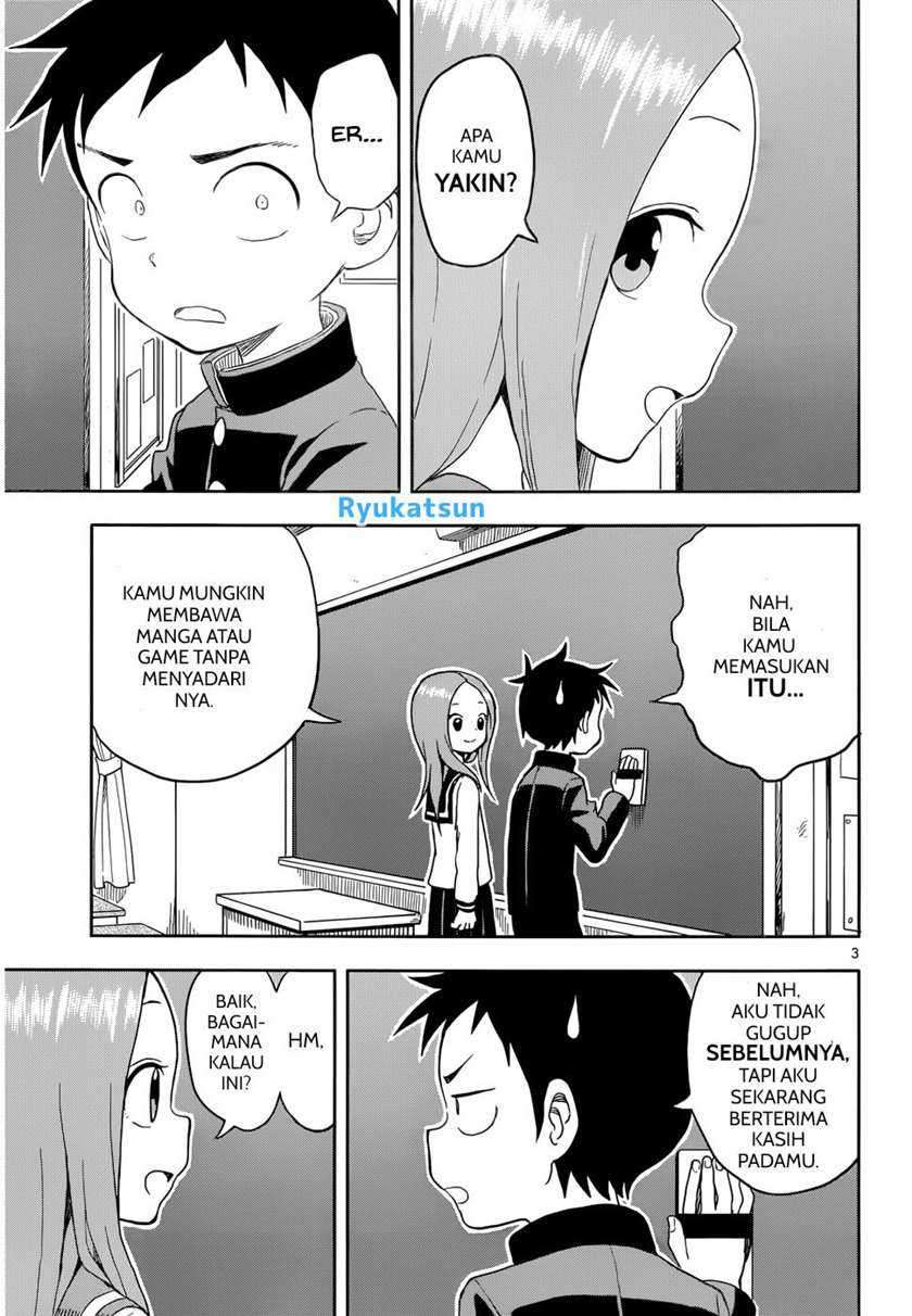 Karakai Jouzu no Takagi-san Chapter 91 Gambar 4