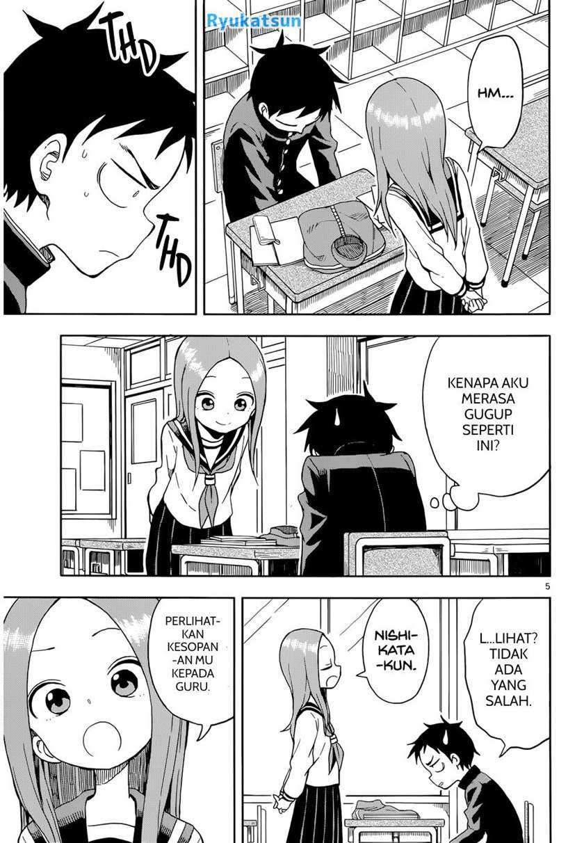 Karakai Jouzu no Takagi-san Chapter 91 Gambar 6