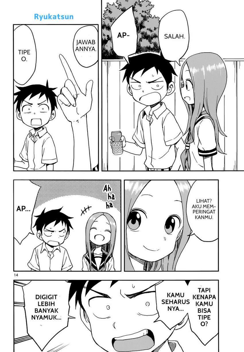 Karakai Jouzu no Takagi-san Chapter 90 Gambar 15