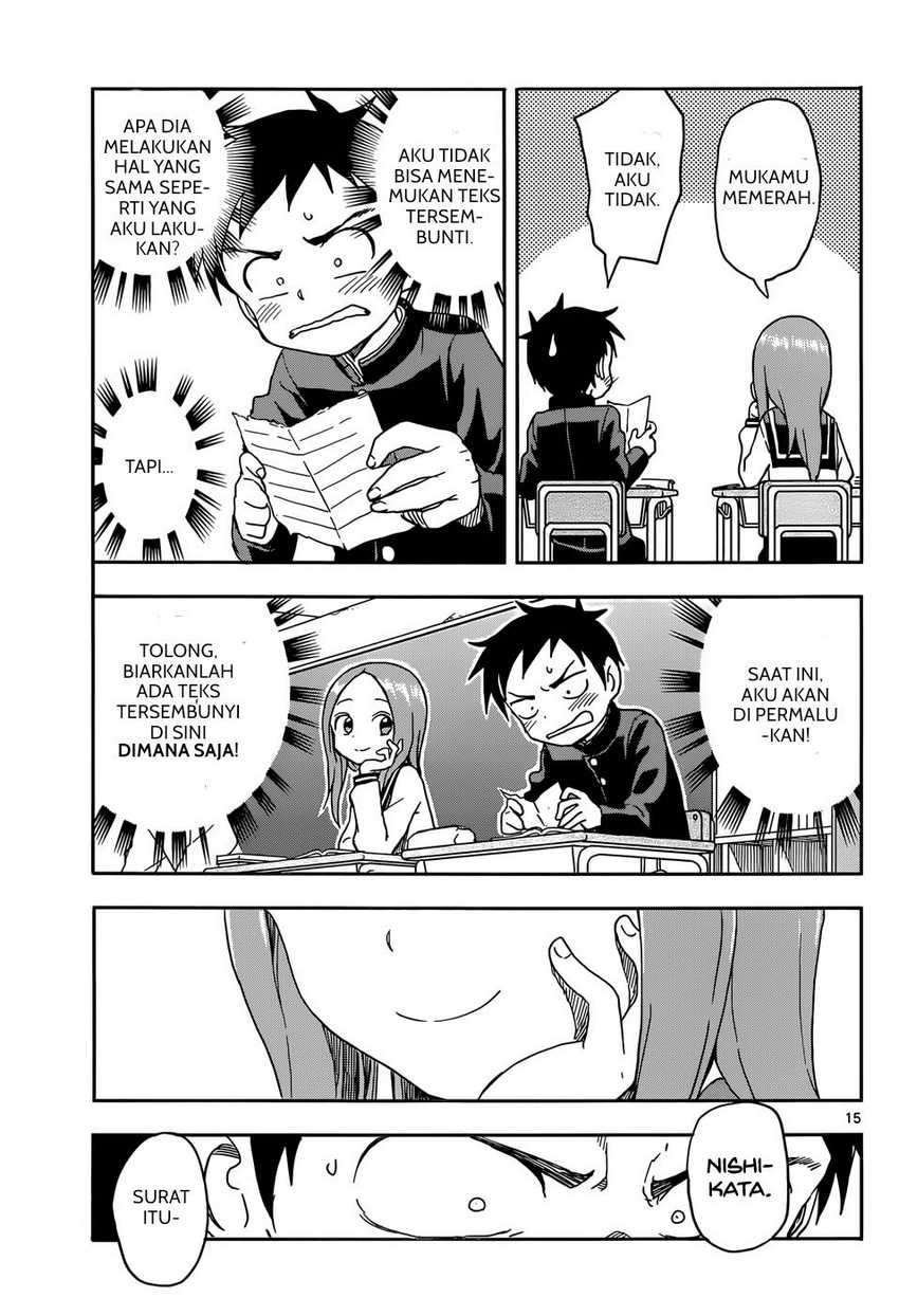 Karakai Jouzu no Takagi-san Chapter 84 Gambar 16