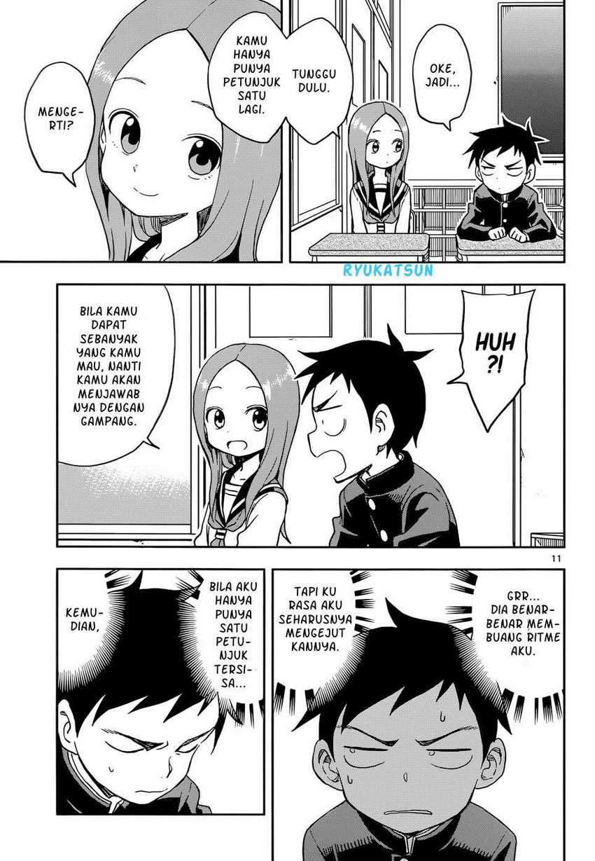 Karakai Jouzu no Takagi-san Chapter 96 Gambar 12