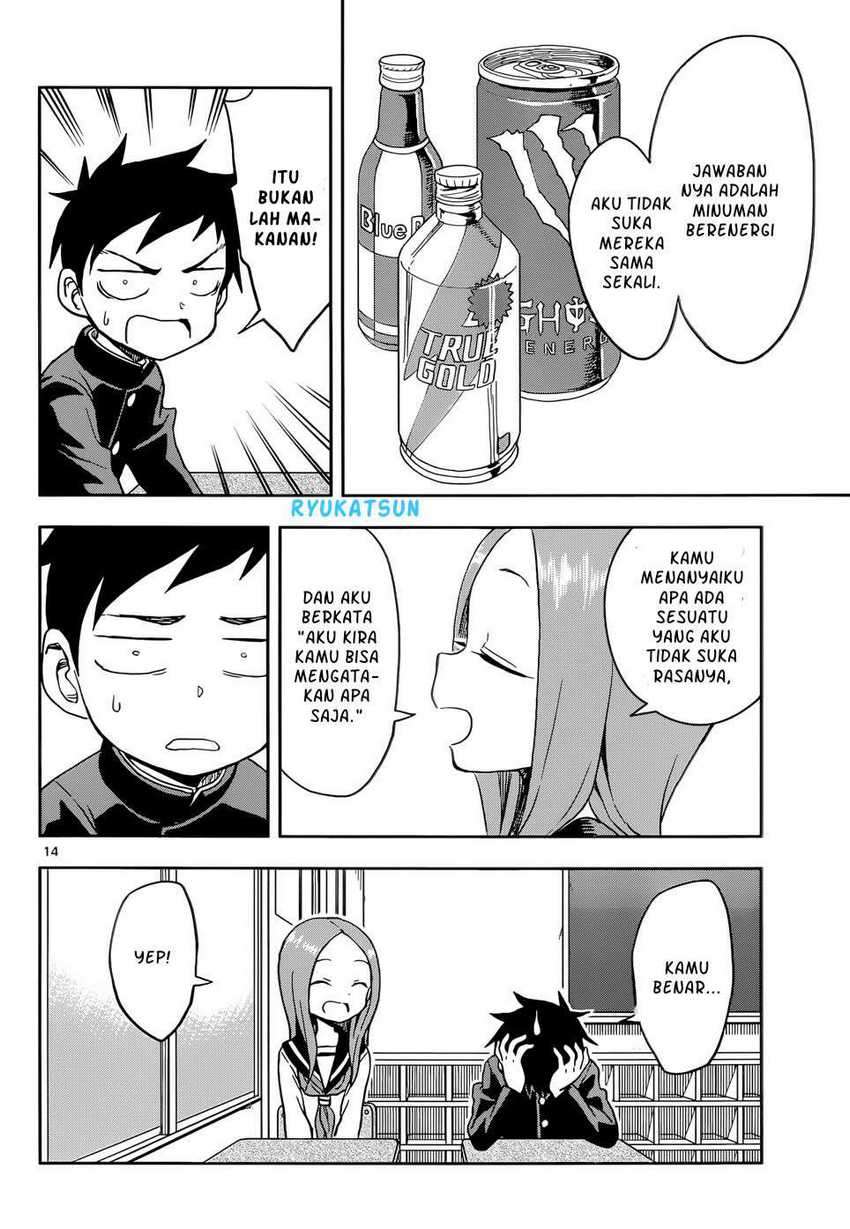 Karakai Jouzu no Takagi-san Chapter 96 Gambar 15