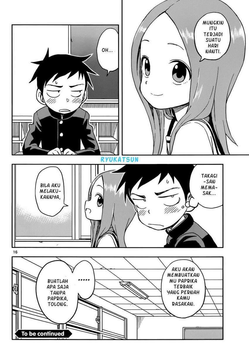 Karakai Jouzu no Takagi-san Chapter 96 Gambar 17