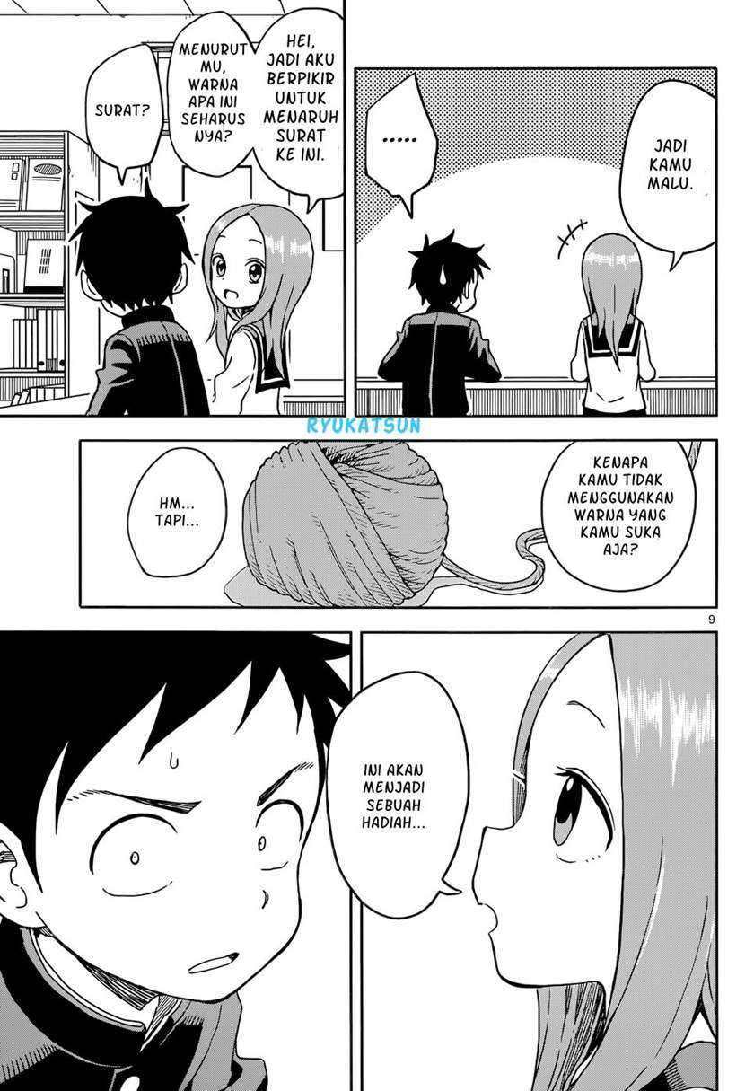 Karakai Jouzu no Takagi-san Chapter 97 Gambar 10