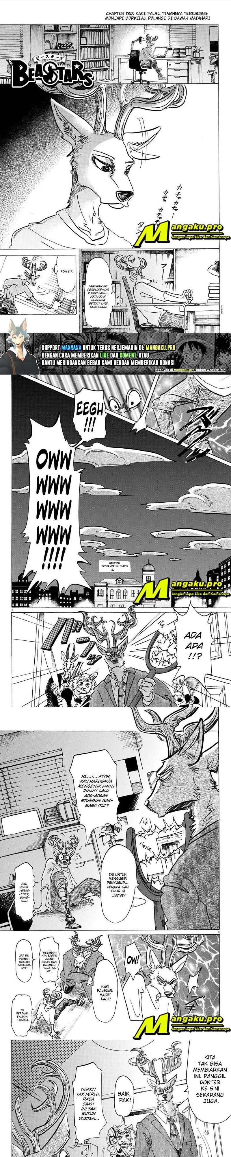 Baca Komik Beastars Chapter 130 Gambar 1