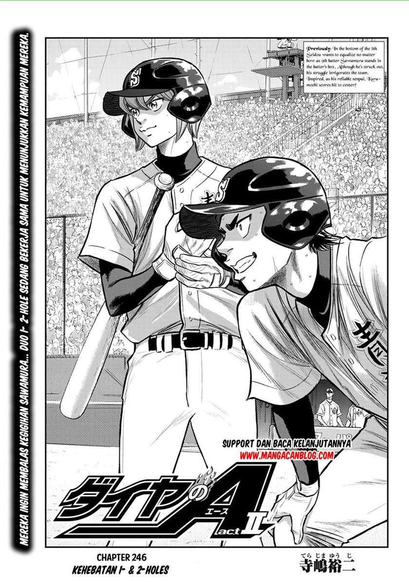 Baca Komik Diamond no Ace Act 2 Chapter 246 Gambar 1