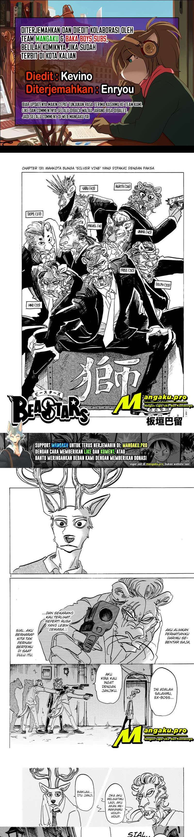 Baca Komik Beastars Chapter 131 Gambar 1